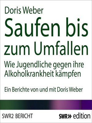 cover image of Saufen bis zum Umfallen